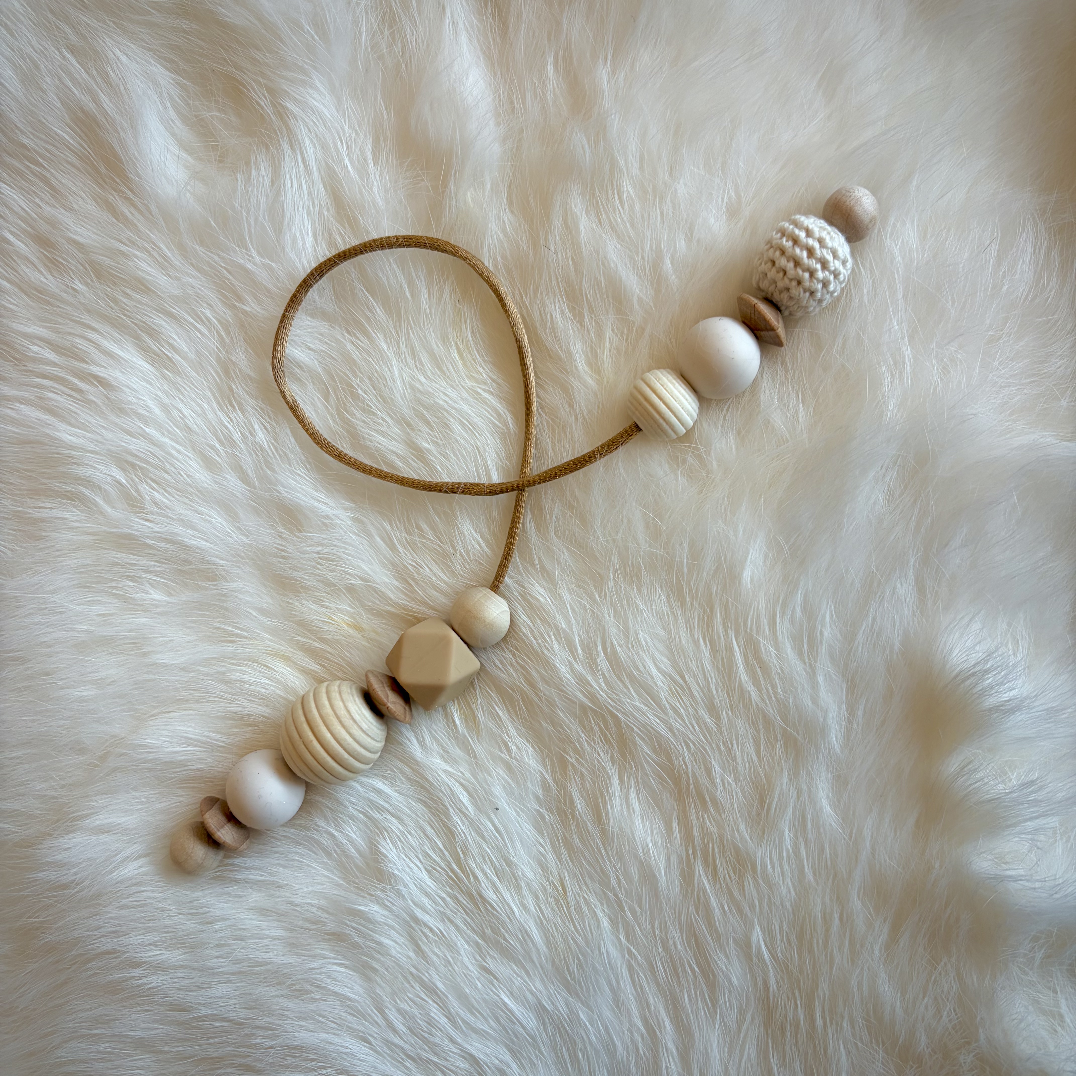 Lesezeichen Beige